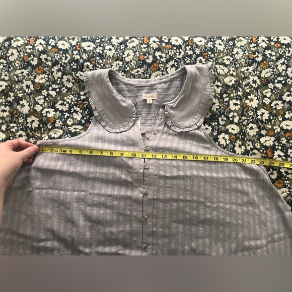 Pilcro Keira Collared Button-Front Blouse Tank Edition - Picture 7 of 7